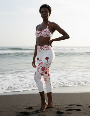 Blossom Capri Yoga Leggings Capri Yoga Leggings — Dripper