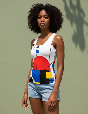Zwart Tank Top Women's Tank Top — Dripper