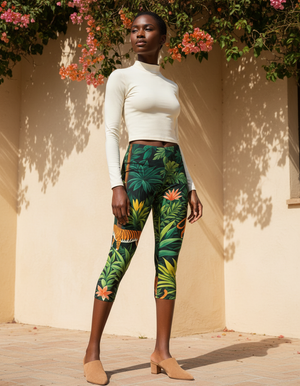 Safari capri leggings