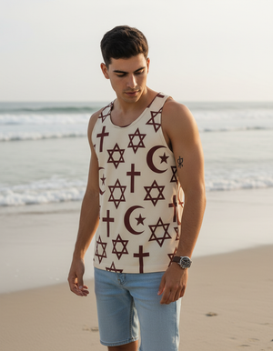 Amaranth Halo Tank Top Men's Tank Top — Dripper