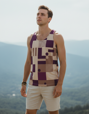 Men's Angora Vibrance men's tank tops