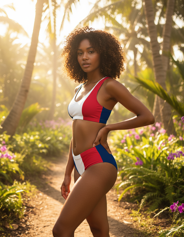High-Waisted — Tricolore