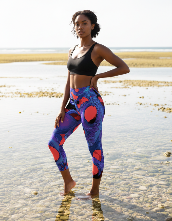 Octopus Collection capri yoga leggings