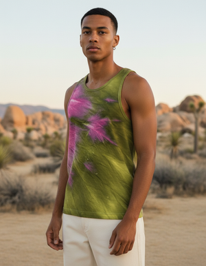Men's Runway Chartreuse Frost tank tops