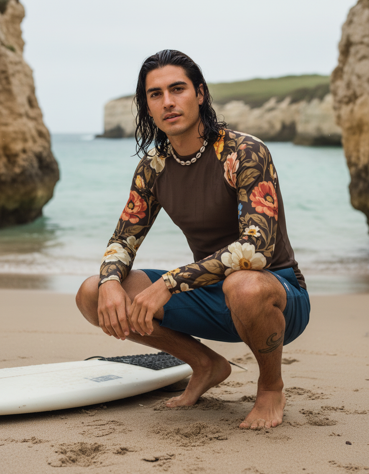 Men's Renoir Garden Palette Rash Guard