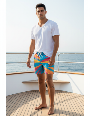 Tsuru men's swim trunks