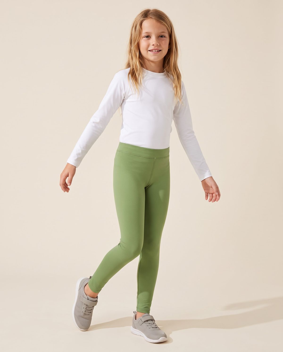Asparagus Girls Leggings Girls Leggings — Lolekai