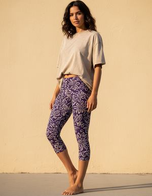 Langit Leggings Capri Leggings — Dripper