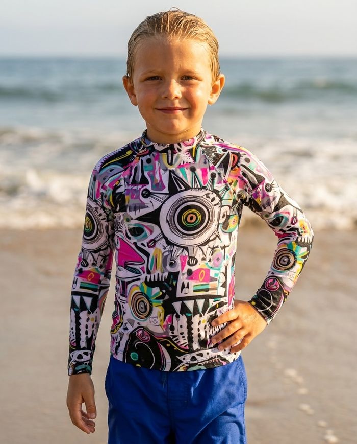 Rashguard — Boys Mosaic