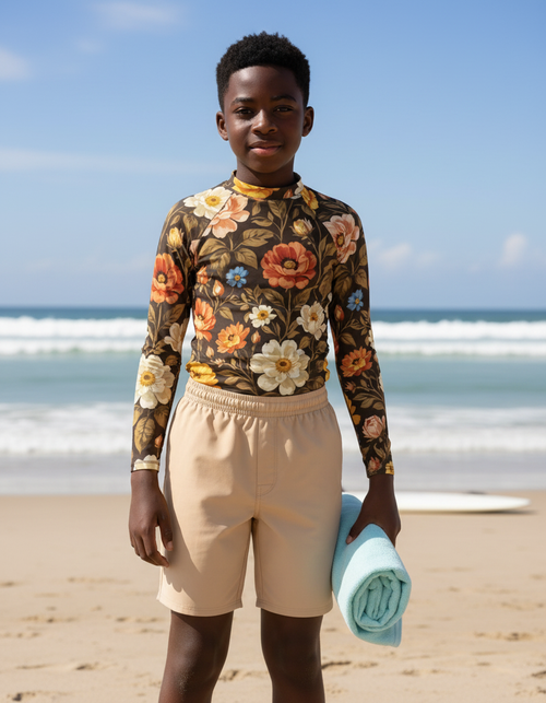 Youth Coffee Bean Elysium youth rashguards