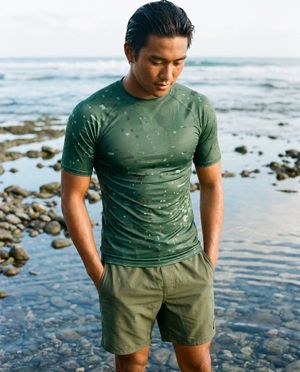 Men's Runway Emerald Surge men's rashguards