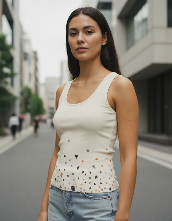 Terrazzo tank tops