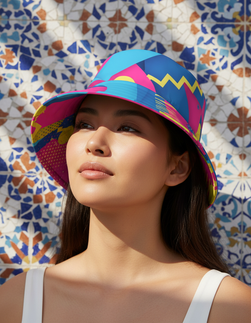 Ziggurat bucket hats