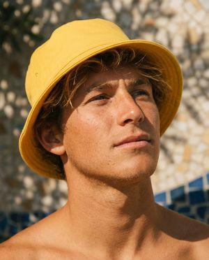 Yellow Coral Reef bucket hats