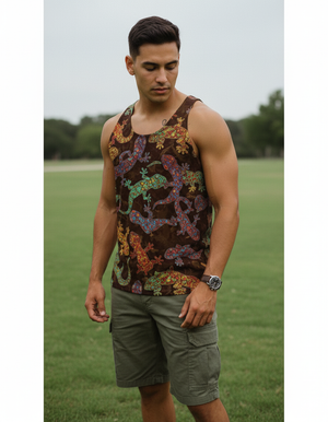 Muskmelon Verdant Tank Top Men's Tank Top — Dripper