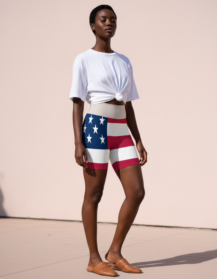Bold Valor Yoga Shorts