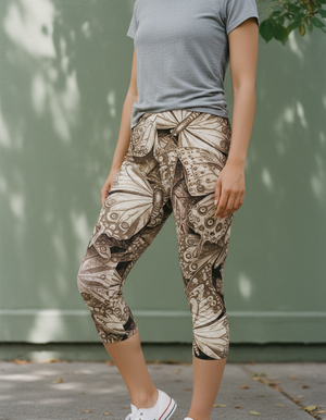 Angora Chrysalis Capri Leggings Capri Leggings — Dripper