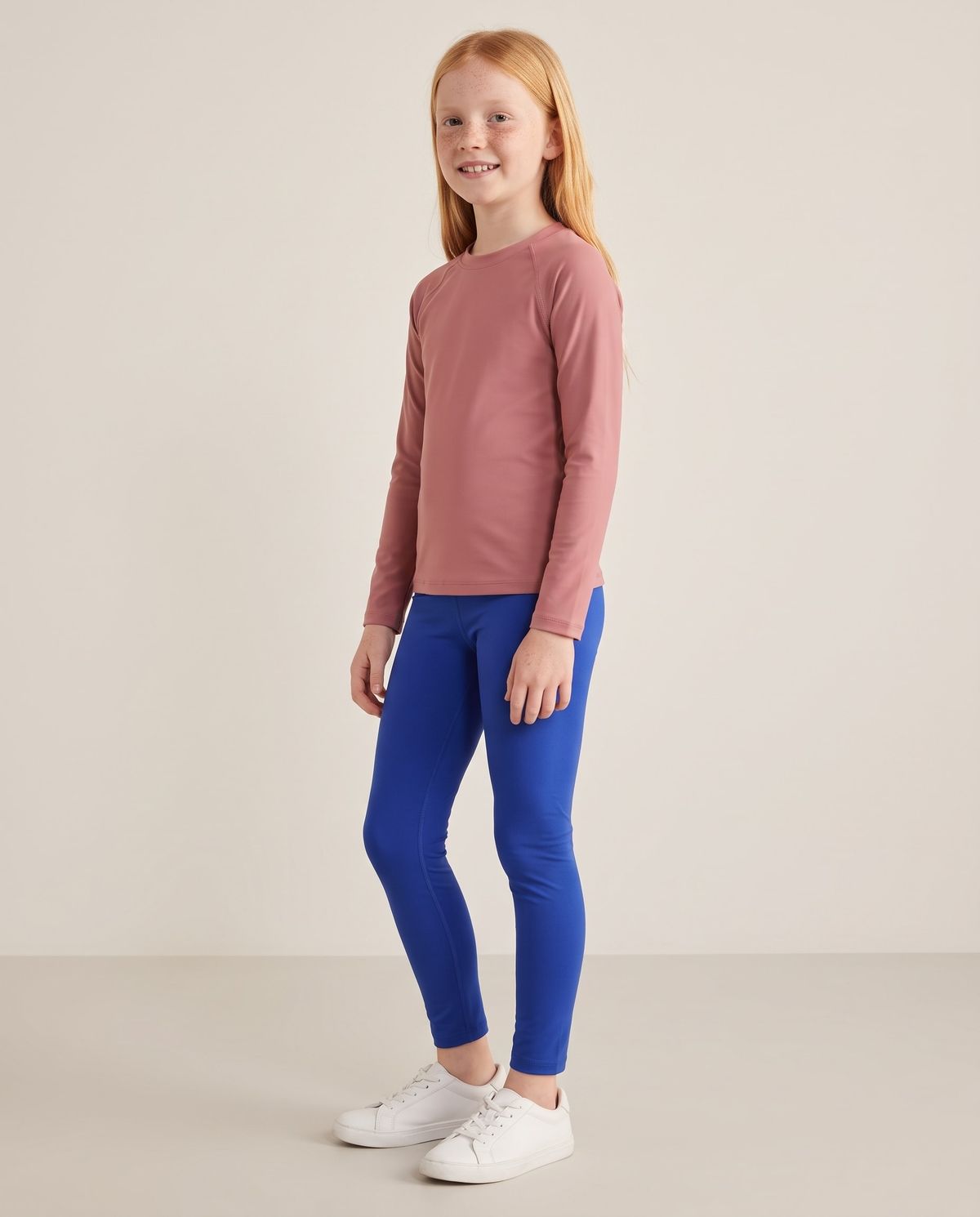 Persian Blue Girls Leggings Girls Leggings — Lolekai