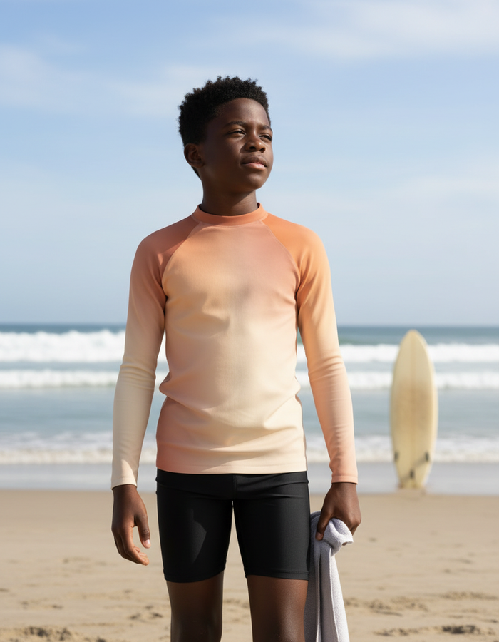 Rashguard — Youth Burnt Sienna Prism