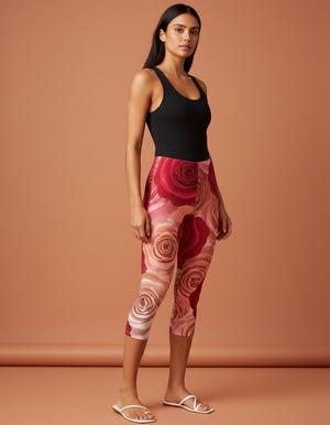 Petal Capri Leggings Capri Leggings — Dripper