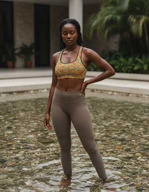Citrus Orange Chroma sports bras