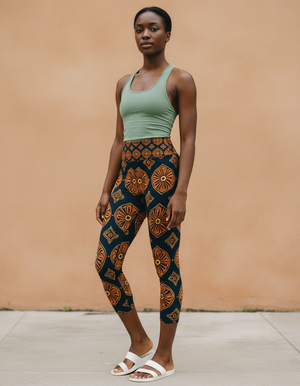 Yuki Leggings Capri Yoga Leggings — Dripper