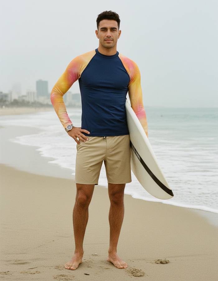 Rashguard — Men's Lemon Yellow Frost