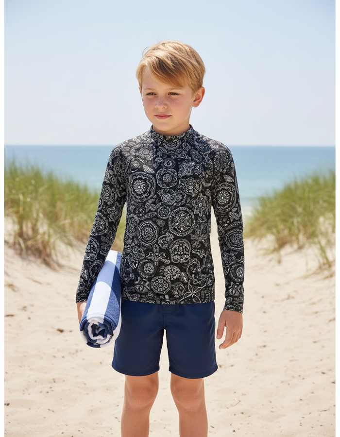 Rashguard — Kids White Onyx