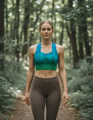 Seahorse Collection longline sports bras