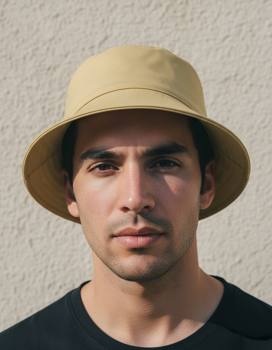 Bucket hat in Bamboo