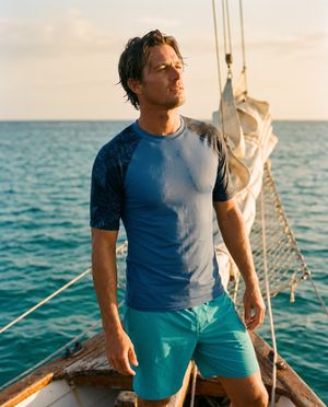 Marina Verdant Rash Guard Men's Rashguard — Lolekai