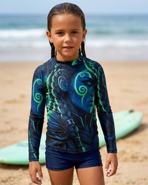 Girls Celtic Warrior girls youth rashguards