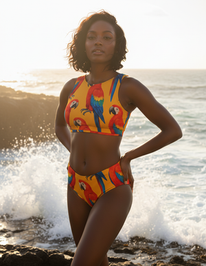 Tropique High-Waisted Bikini High-Waisted Bikini — Dripper