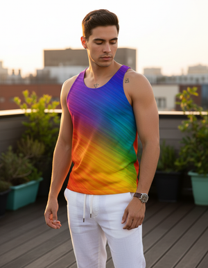 Spectrum Tank Top Men's Tank Top — Dripper