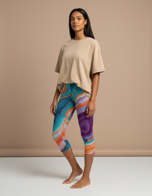 Agate Collection Capri Leggings capri leggings