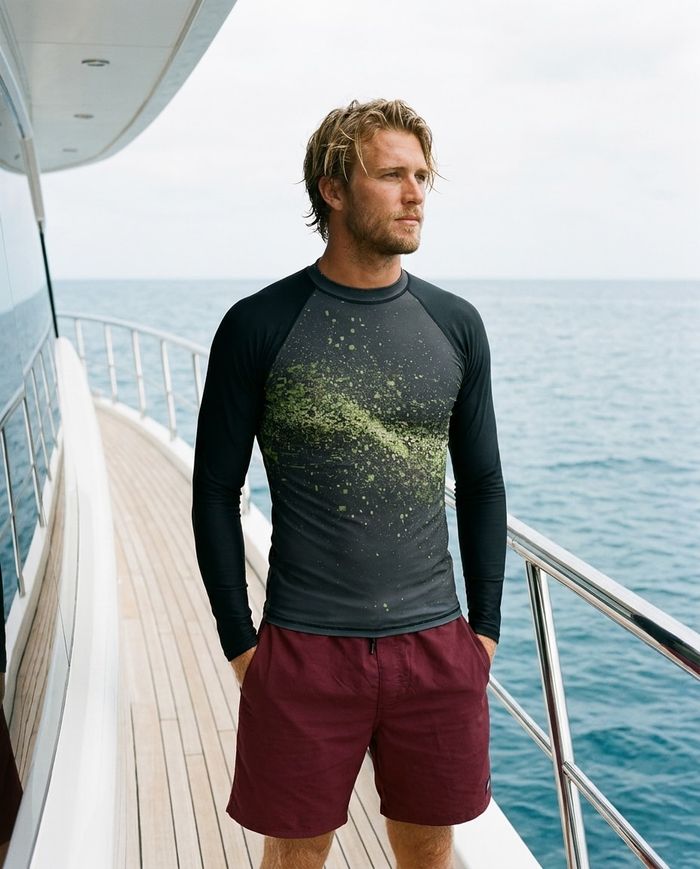 Rashguard — Men's Acacia Pixelate