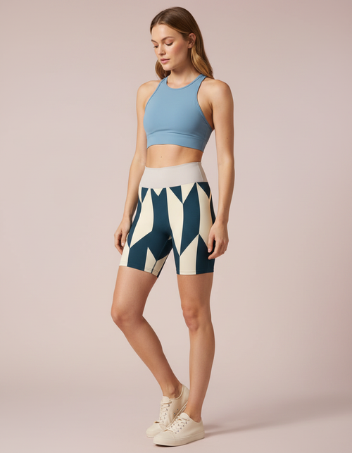 Sakura Yoga Shorts Yoga Shorts — Dripper