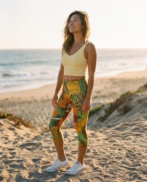 Acacia Catrina swim & gym capri leggings
