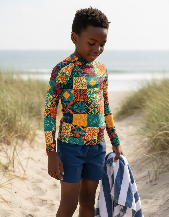 Rashguard — Kids Lava Falls Pulse