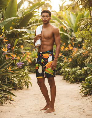 Tropique Men's Swim Trunks Men's Swim Trunks — Dripper
