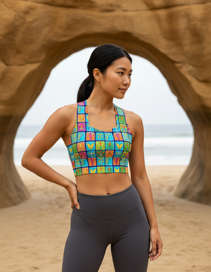 Nefertiti Longline Sports Bra Longline Sports Bra — Dripper