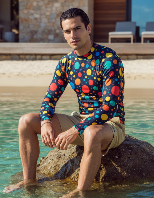 Vivid Rash Guard Men's Rashguard — Dripper