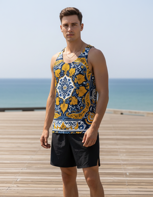Mosaic Tank Top Men's Tank Top — Dripper