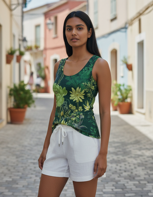 Women's Runway Emerald Eden women's tank tops