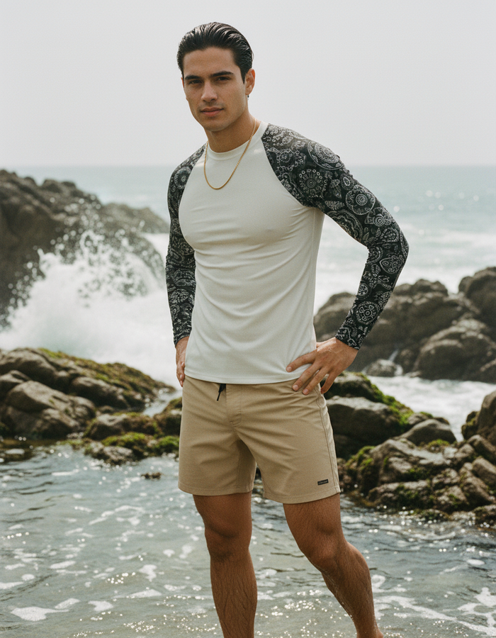 Rashguard — Men's White Onyx