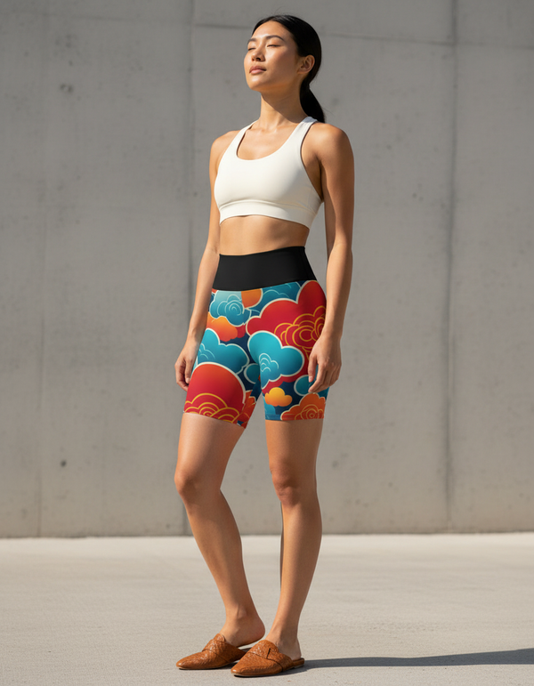 Chinese Collection yoga shorts