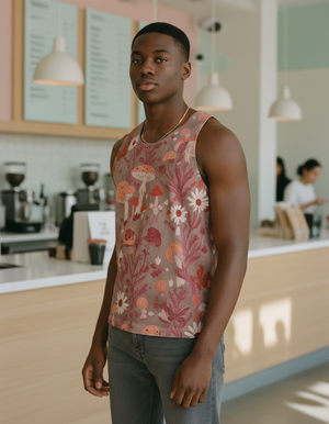 Lava Falls Moss Tank Top Men's Tank Top — Dripper