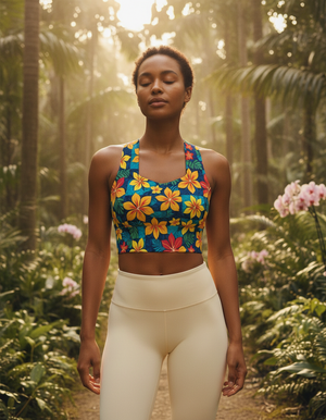 Aloha Sports Bra Longline Sports Bra — Dripper
