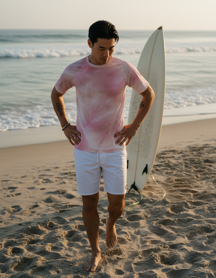 Men's Ice-Dye Rash Guard