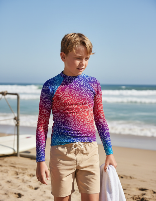Pavitra Youth Rash Guard Youth Rash Guard — Dripper